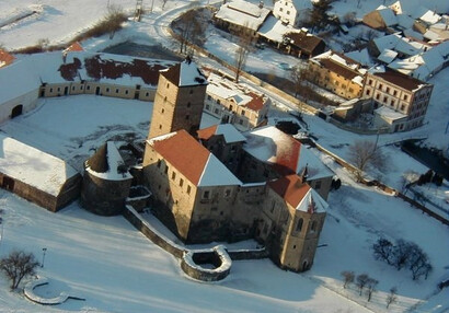 Vodní hrad Švihov - Galerie - Hrad letecky