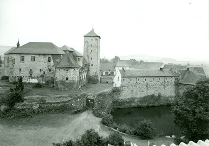 Hrad Švihov - Historické obrázky - Pohled shora