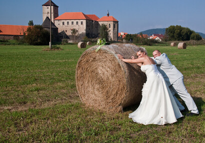 Svatby - hrad Švihov - ukázka svatby na hradě