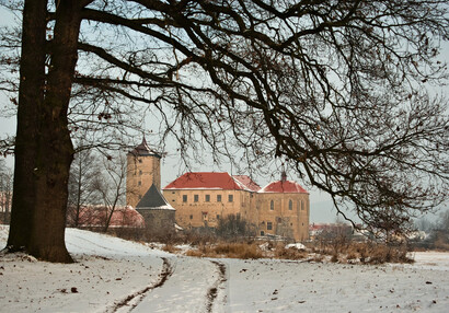 Vodní hrad Švihov - Galerie - Od jihu