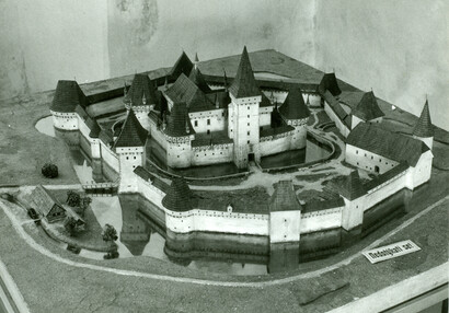 Hrad Švihov - Historické obrázky - Historizující model hradu