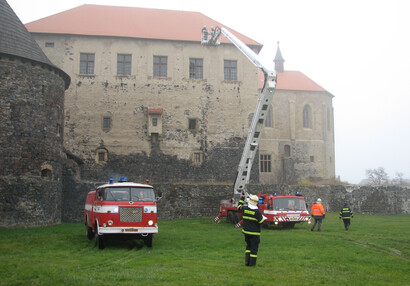 Vodní hrad Švihov - Galerie akcí - Hasičské cvičení