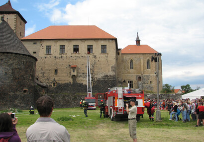 Vodní hrad Švihov - Galerie akcí - Hasičské cvičení