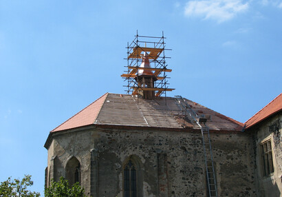 Hrad Švihov - Nepřístupná místa - Kaple (oprava věžičky)